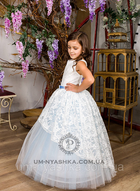 Довге ошатне дитяче плаття Аніта на 4-5, 6-7років Кривий Ріг - фото 8