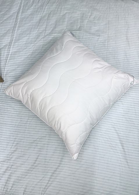 Подушка для сну гіпоалергенна Decorator Quilt 70x70х20 см, колір білий (84-174) Київ - фото 4