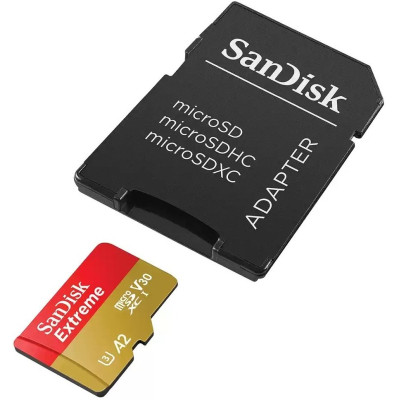 Карта памяти SanDisk 128GB microSD class 10 UHS-I U3 Extreme (SDSQXAA-128G-GN6MA) Винница - изображение 2