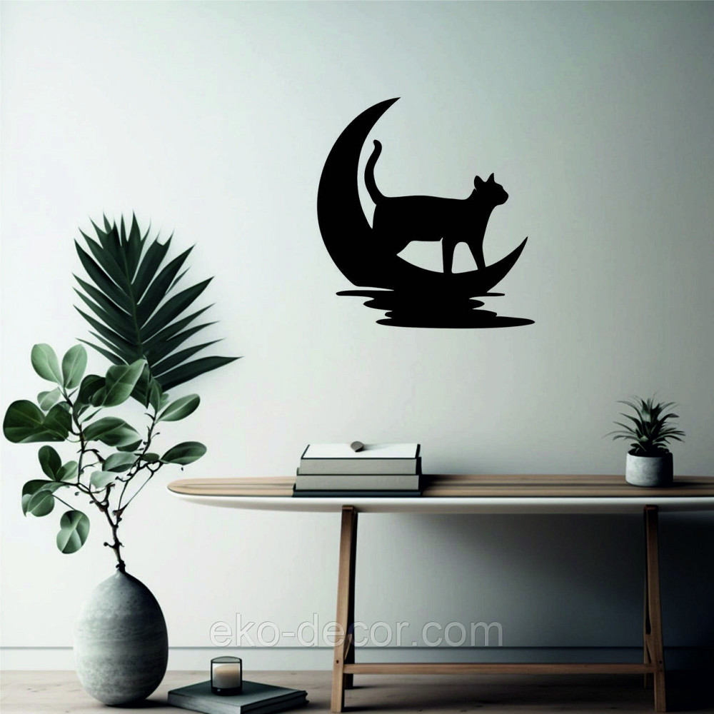 Декоративне настінне 3D Панно «Кіт» Декор на стіну з об'ємом Київ - фото 5