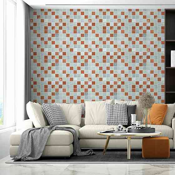 3D стенная панель Мозаика коричневая Киев