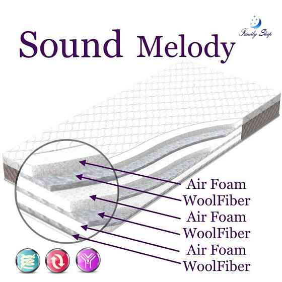 Ортопедический матрас TM Family Sleep Sound/Саунд Melody collection Харьков