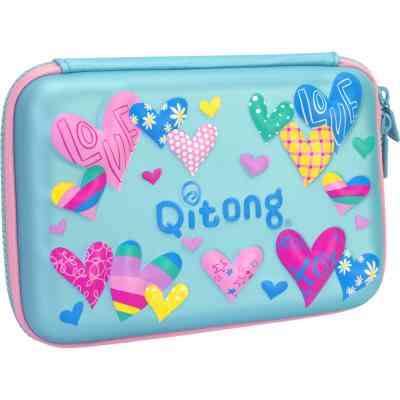 Пенал Cool For School с тиснением 1 отделение Голубой (QT-5615-Blue) Винница