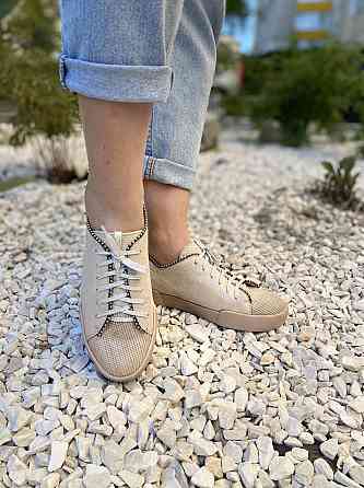 D and V Сліпони жіночі D and V 2038 пудра (літо, шкіра-сатин натуральна) (2241) Коломия