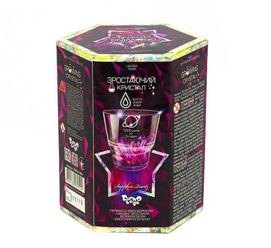 Набір для проведення дослідів. Сапфір. "Growing Crystal" Dankotoys Київ