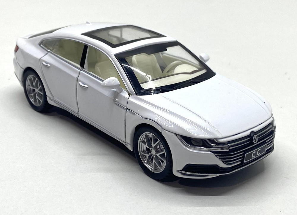 Машинка металева Volkswagen Passat SS 1:32 світло звук Біла (GT-01200) Чернігів - фото 1