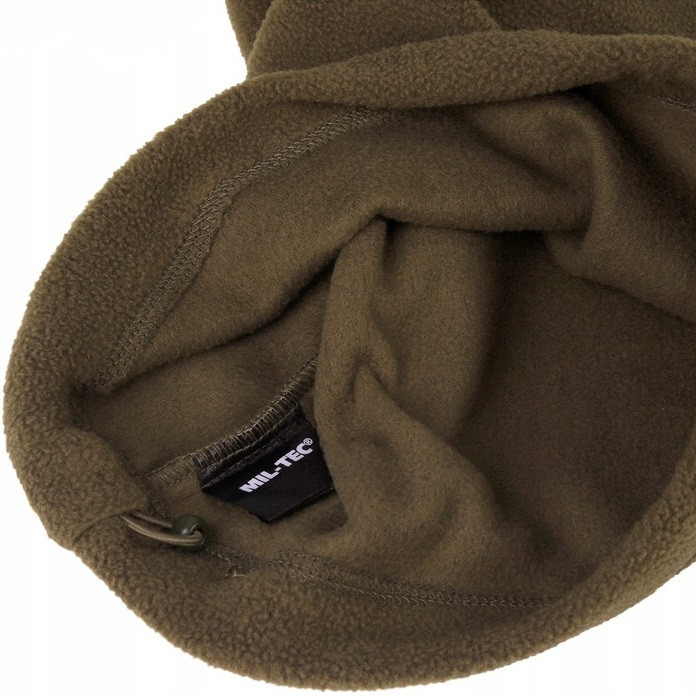 Універсальний Бафф (Шарф) зимовий флісовий з гумовою зав'язкою Mil-Tec від Sturm (12623001) Olive Нововолинськ - фото 5