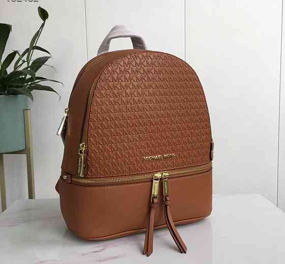 Женский рюкзак Michael Kors Rhea Zip G Brown Lux Киев
