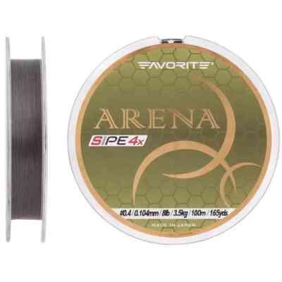Шнур Favorite Arena PE 100m (silver gray) #0.4/0.104mm 8lb/3.5kg (1693.10.95) Винница
