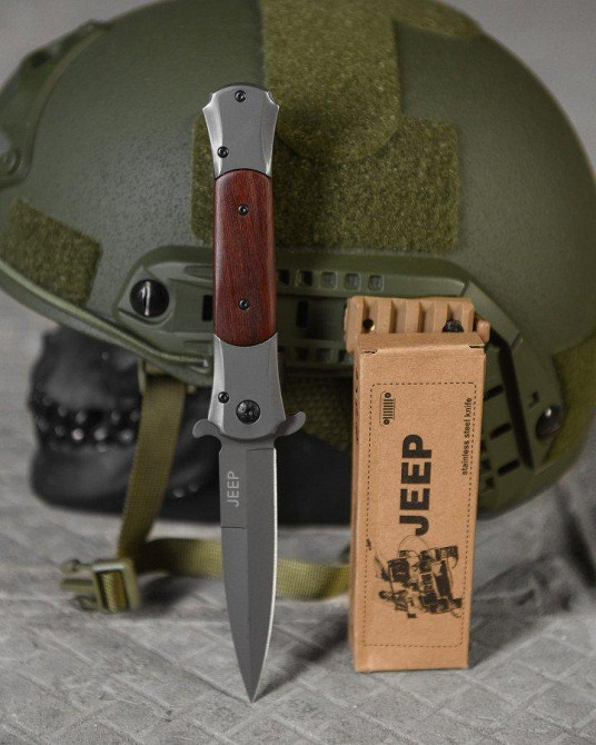 Ніж викидний Jeep wood ВТ4775 Одеса - фото 1