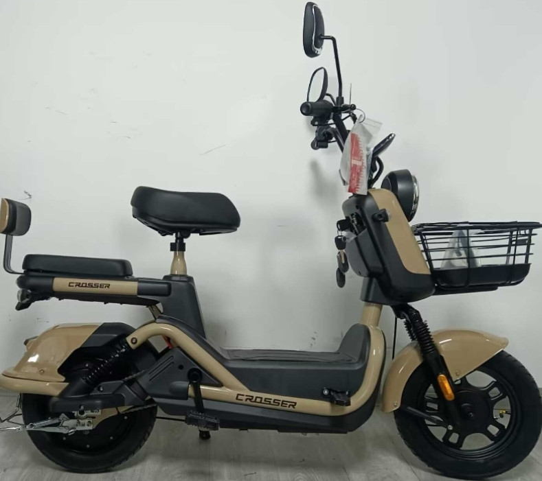 Електричний велосипед Crosser CR2 (800W 24Ah 60V) -  Бежевий. Харків - фото 1