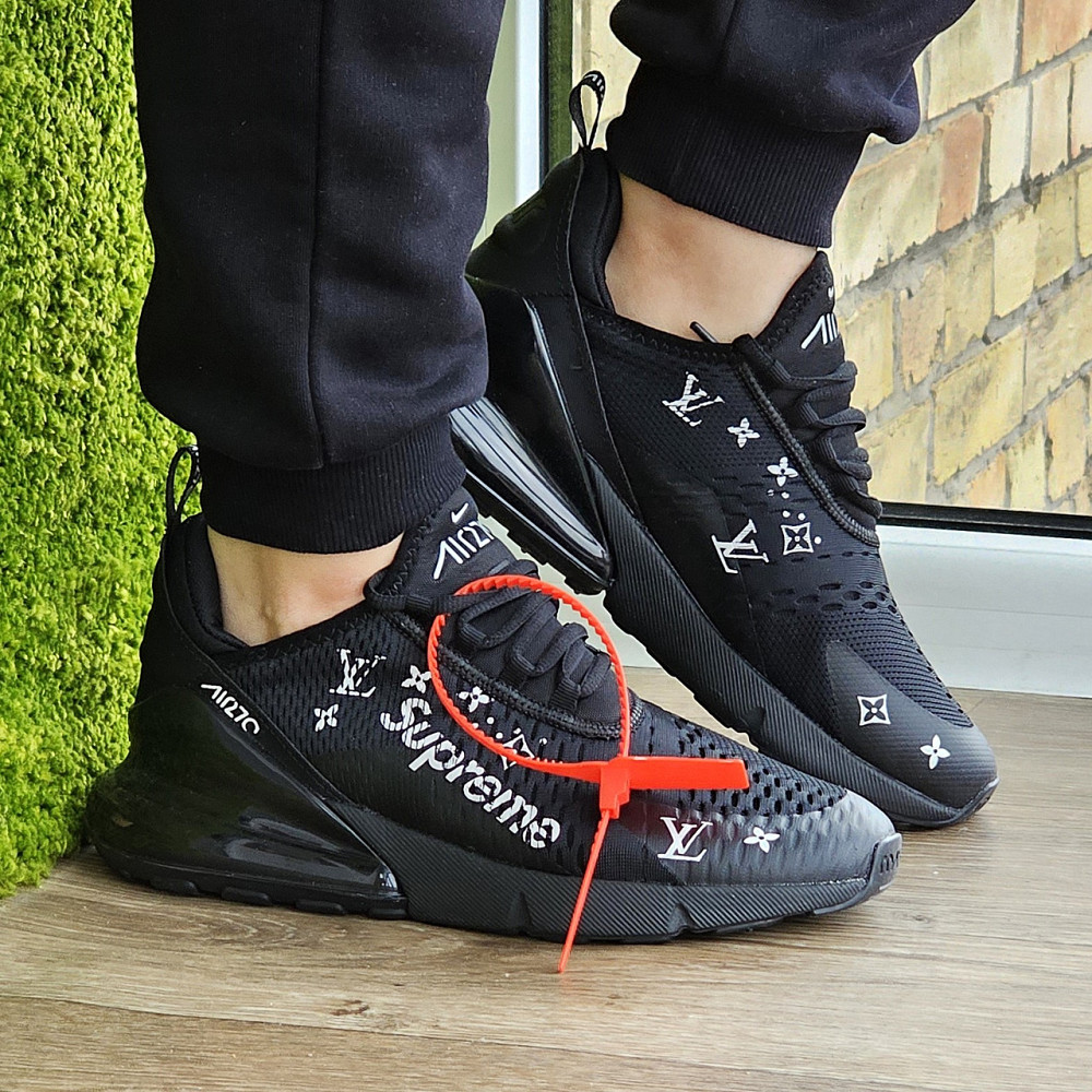 Кроссовки Nike 270 Мужские Черные Найк с Амортизацией Тканевые Сеточка Летние (размеры: 41,42,43,44,45) - 110 Днепр - изображение 2