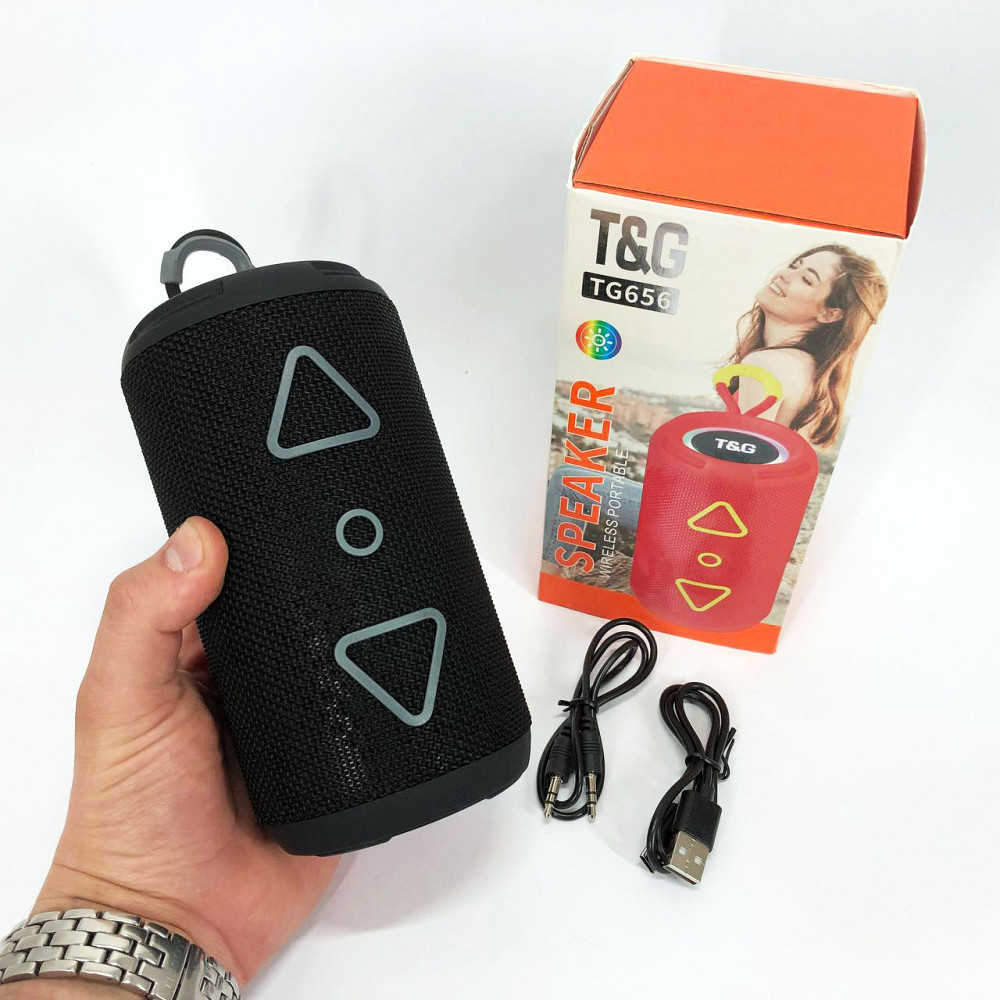 Активна акустична колонка з акумулятором, Світлова bluetooth колонка з хорошим звуком MP-69 Львів - фото 7