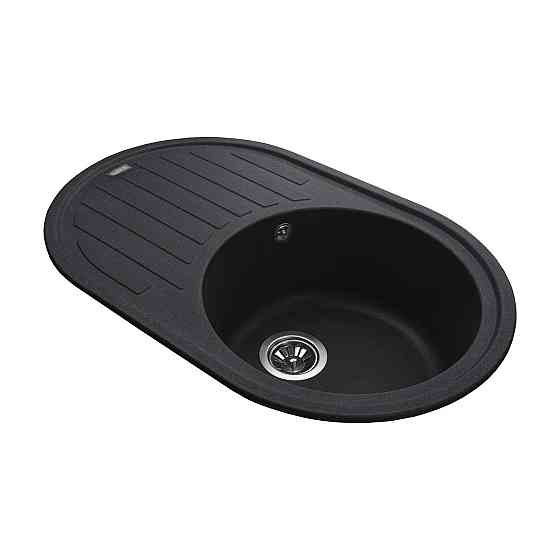 Гранитная мойка Globus Lux OHARA графит 770х500мм-А0001 (000022402) Киев