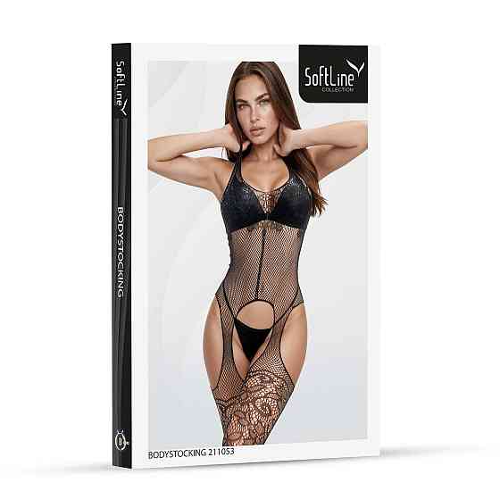 Бодістокінг - Bodystocking 211053, black - One Size Sex Aura Київ