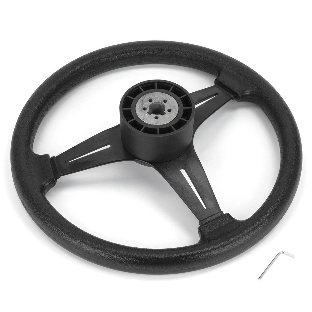 Кермове колесо 13.5 алюміній чорне ААА Тайвань Черкаси - фото 3