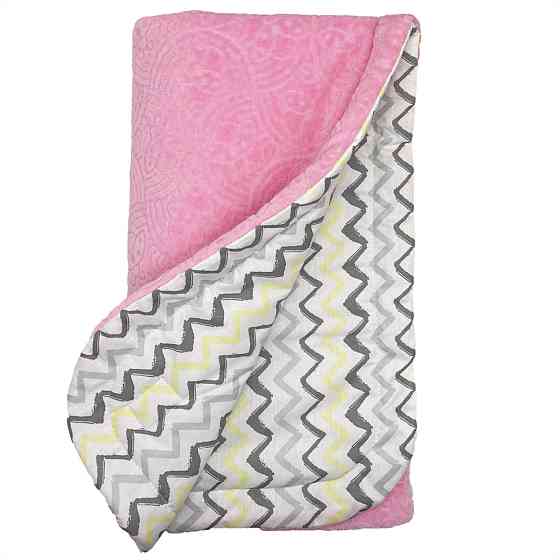 Плед детский МС 110612-14 трикотаж, розовый 78 х 90 см Винница