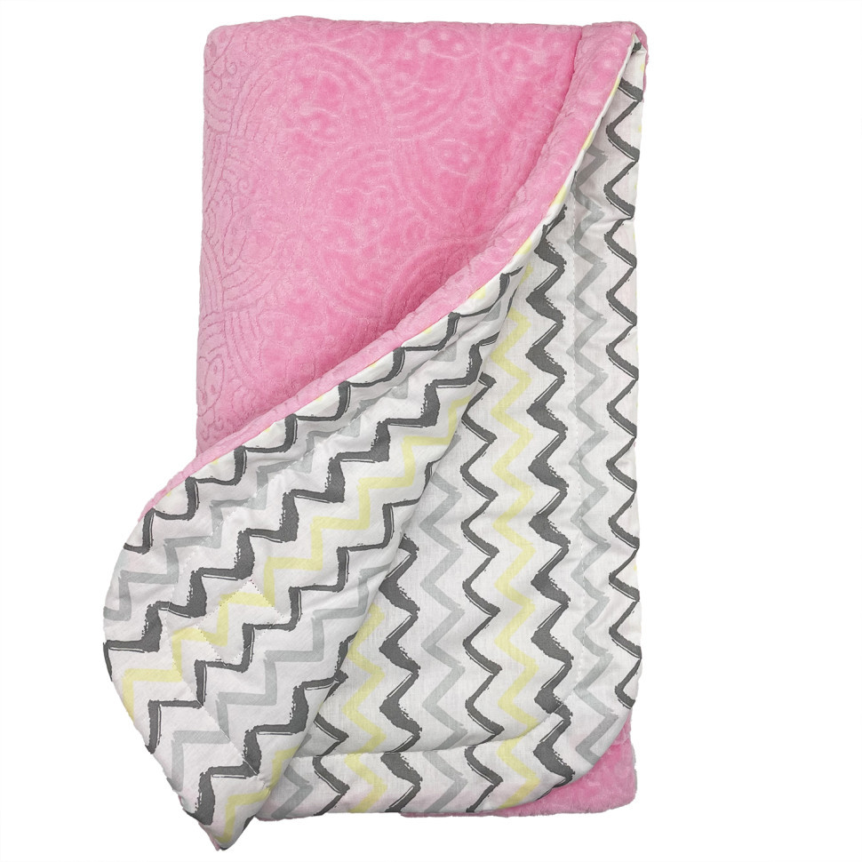 Плед дитячий МС 110612-14 трикотаж, рожевий 78 х 90 см Вінниця - фото 1