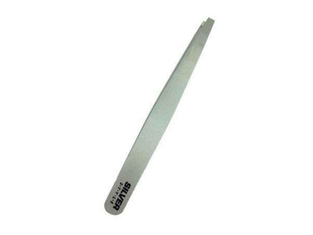 Пинцет скошенный полибед SP-22 ТМ Silver Style Киев - изображение 1