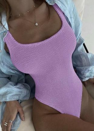 Купальник жіночий цілісний Лавандовий M Харків - фото 1