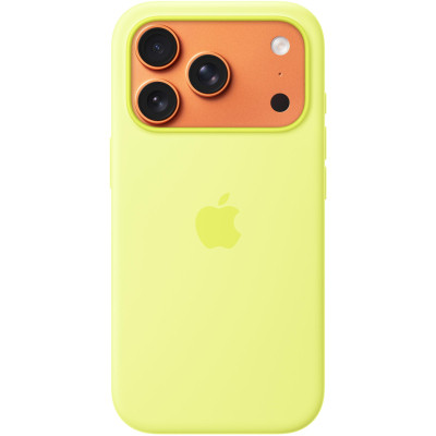 Чехол для мобильного телефона Apple Silicone iPhone 17 Pro Neon Yellow Model A3559 (MGFF4ZM/A) Вінниця - фото 3