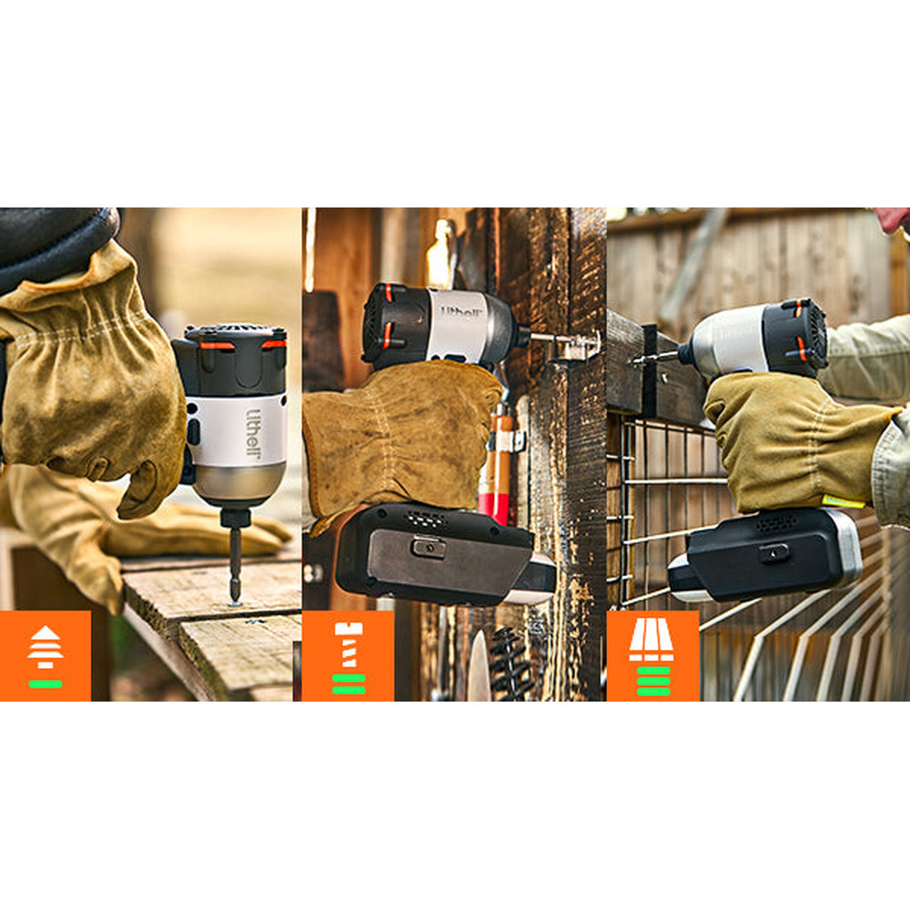 Акумуляторний ударний гвинтоверт Litheli безщітковий, живлення від павербанку (УМБ Litheli Power Bank 10000 mAh, 45 W, 2А в комплекті) Киев - изображение 3