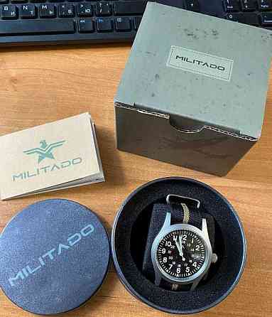 Полевые военные часы Militado ML05 38mm кварц. Харьков