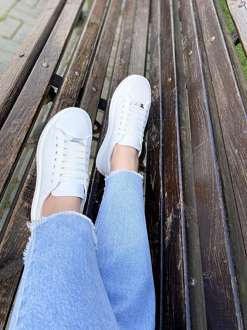 Kentro Кросівки жіночі KENTO 2171 білі (весна-осінь, шкіра натуральна) (2647) 36р.40р.41р. Коломия - фото 6