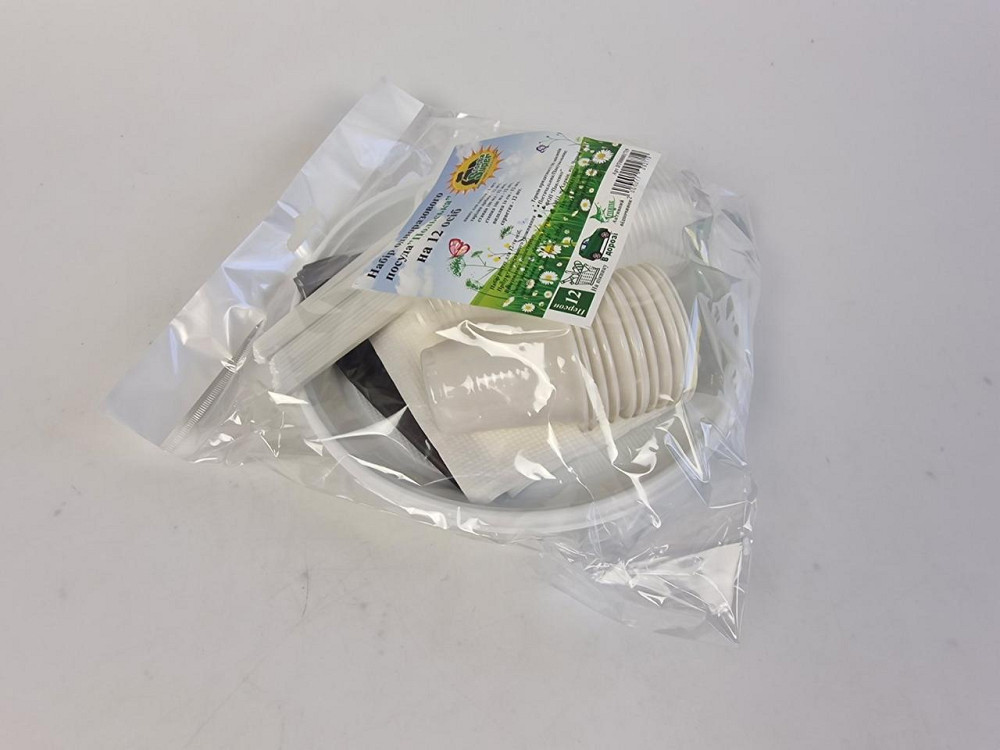 Набір одноразового посуду "Польський "на 12 персон ТМ "Супер торба" Харків - фото 2