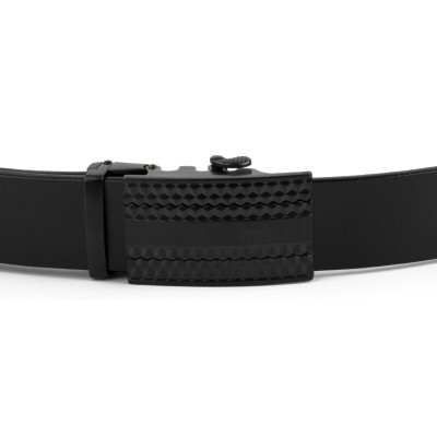 Ремінь Vintage Чоловічий з автоматичною пряжкою мозаїка Чорний (20299) Вінниця - фото 5