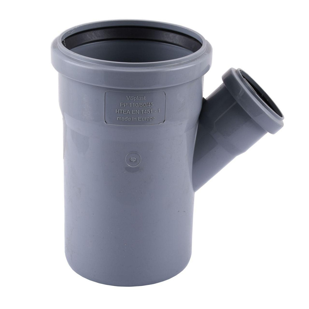 Тройник VSplast 110х 50х45° ** Київ - фото 1