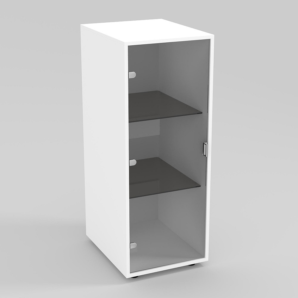 Пенал со стеклом Hugo H-5, Белый, 420/520/1100 Львов - изображение 1