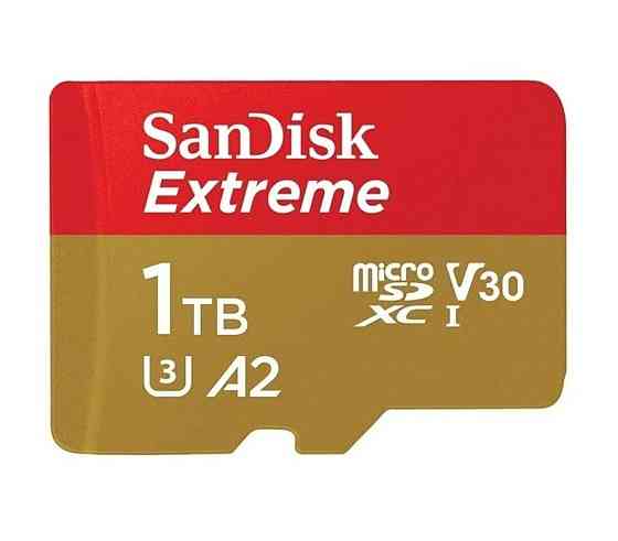 microSDXC (UHS-1 U3) SanDisk Extreme A2 1TB class 10 V30 (R190MB/s,W130MB/s) Киев