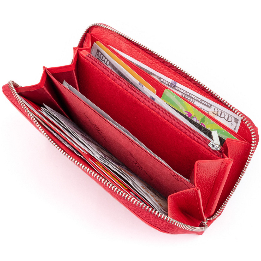 Кошелек женский ST Leather 19299 Красный Киев - изображение 7