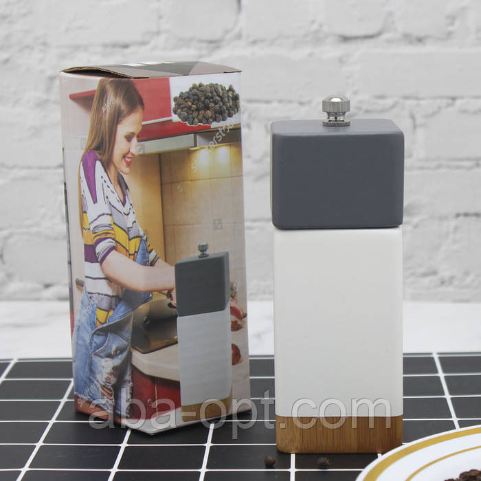 Перцемолка дерев'яна L 13,5 см Грей ( шт ) Одеса - фото 1