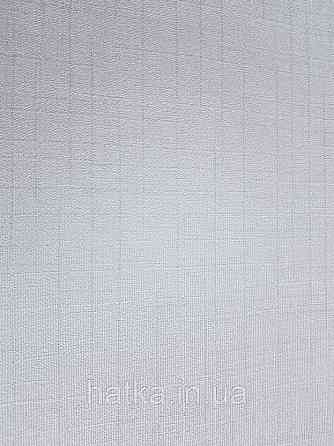 Шпалери вінілові на флізелін Marburg Tango 58858 сірі однотонні тонка смужка, клітка 10.05х0.70 м. Київ