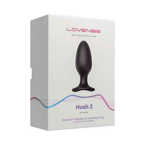 Анальная смарт-вибропробка Lovense Hush 2, размер L Sex Aura Киев