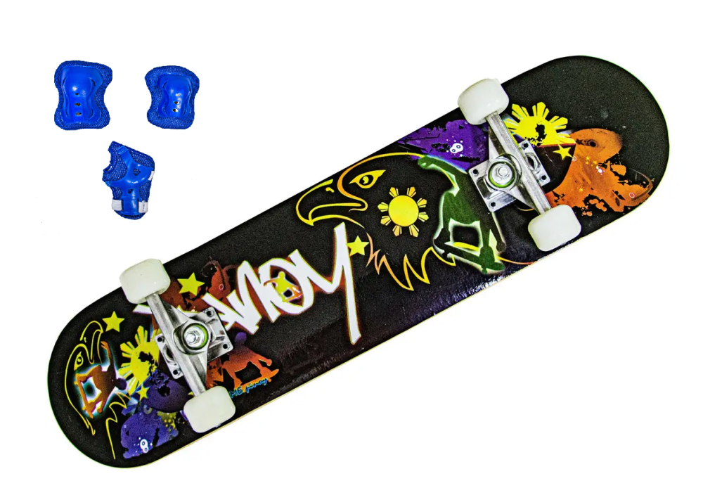 Скейт "Hawk" із захистом у комплекті. Навантаження до 85 кг Одеса - фото 1