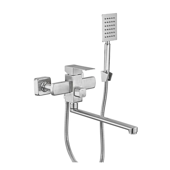 Змішувач для ванни Armata Kub-006 Euro з нержавіючої сталі CH6492 Харків