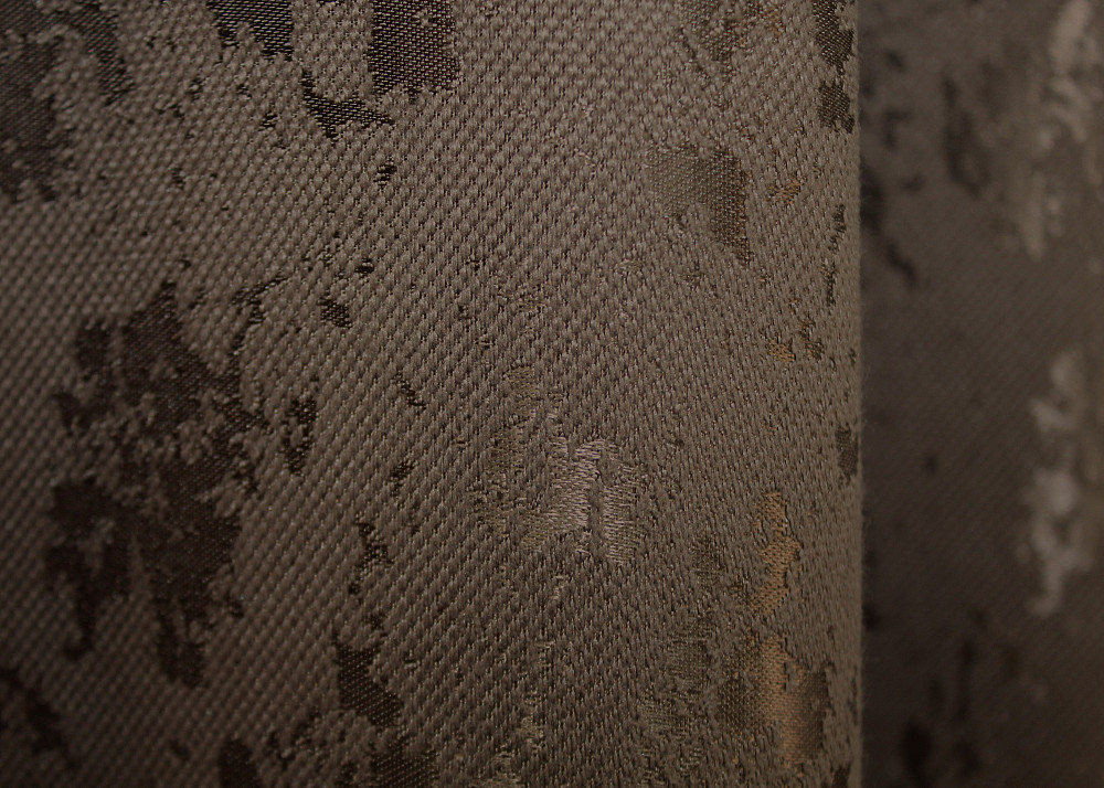 Комплект готових штор VR-Textil Льон мармур Pavliani AL № 1575ш Коричневий 150х270 см 2 шт (33-0435) Київ - фото 8