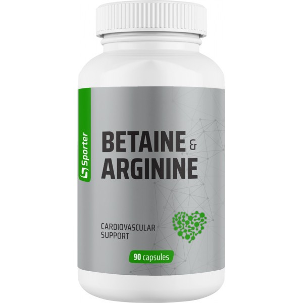 Бетаїн з аргініном Sporter Betain аnd Arginine 90 капсул Луцьк - фото 1