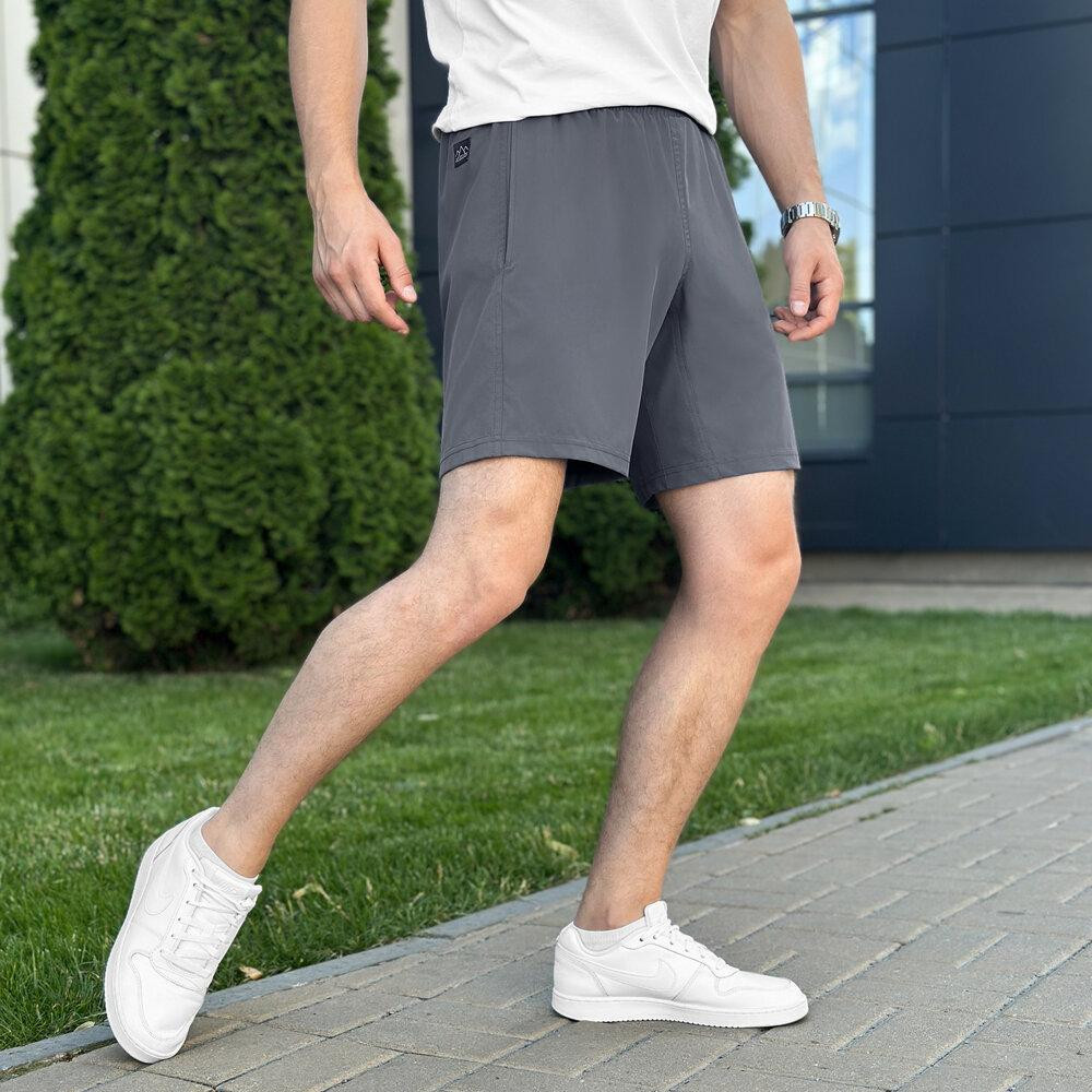 Плавательные шорты мужские темно-серые Pobedov Vocation Dark Gray Киев - изображение 6