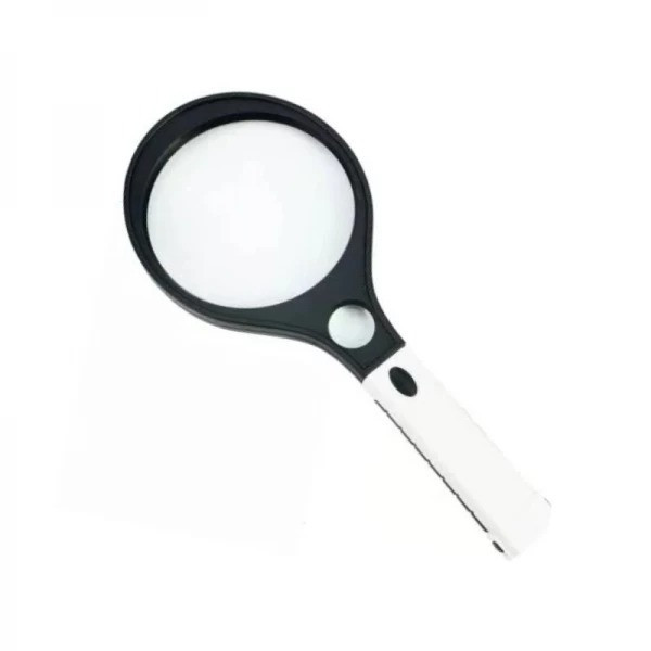 Ручная лупа Magnifier MG80150-B, увел.- 2X, 10X, диам.- 150мм, 30мм c Led Полтава - изображение 1