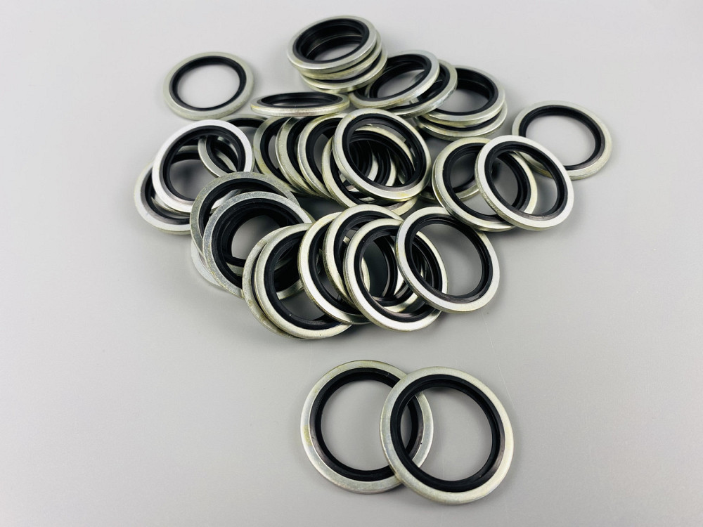 Набір шайб із гумовими кільцями (100 шт.) для будь-якої гідравліки. Мукачево - фото 2