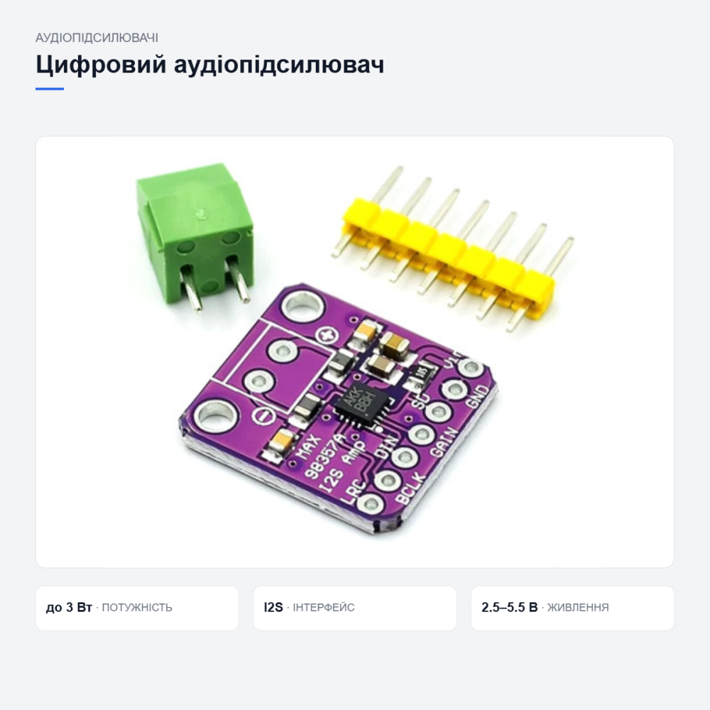 Аудиоусилитель MAX98357A Киев - изображение 11