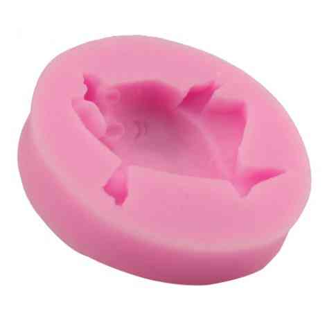 Молд морской Рыбка 60 мм розовый Киев