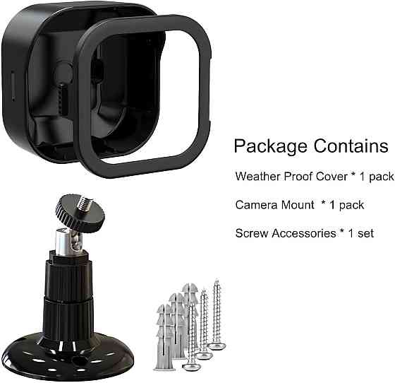 Кронштейн для камеры Blink Outdoor Mount 360° Черный регулируемый защитный корпус настенный кронштейн для Киев