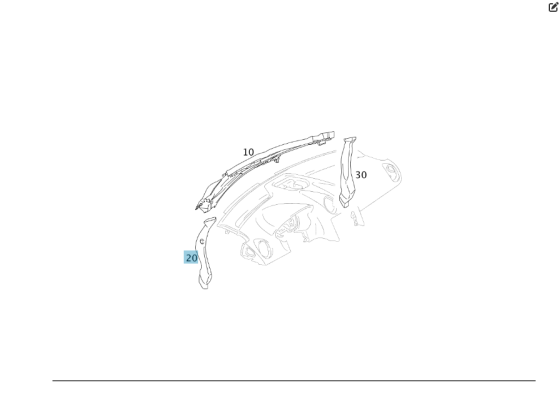 Mercedes-Benz  A1648320290 Стічна трубка зливу води під капотом зліва ML W164 ML/GLE W166 GLE Coupe C292 GL X164 Одеса