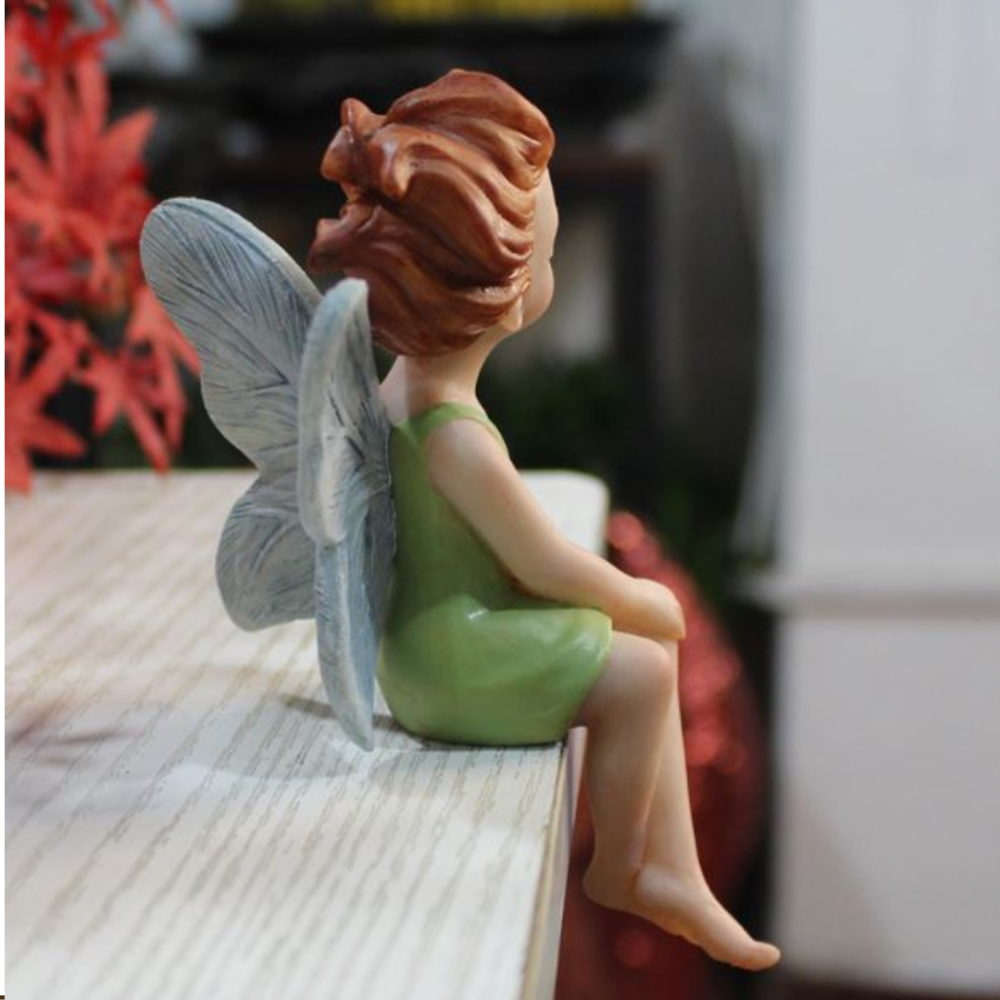 Фігурка Фея для саду таінтер'єру 11 х 6.3 см Полістоун Одеса - фото 8