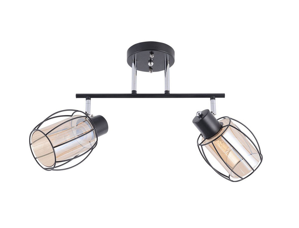 Стельова люстра на 2 плафони 91180M/2 чорний+хром Коломыя - изображение 1